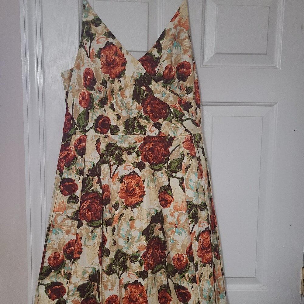 Isaac Mizrahi for Target Vintage-inspired Double layered Dress EUC Size 10
